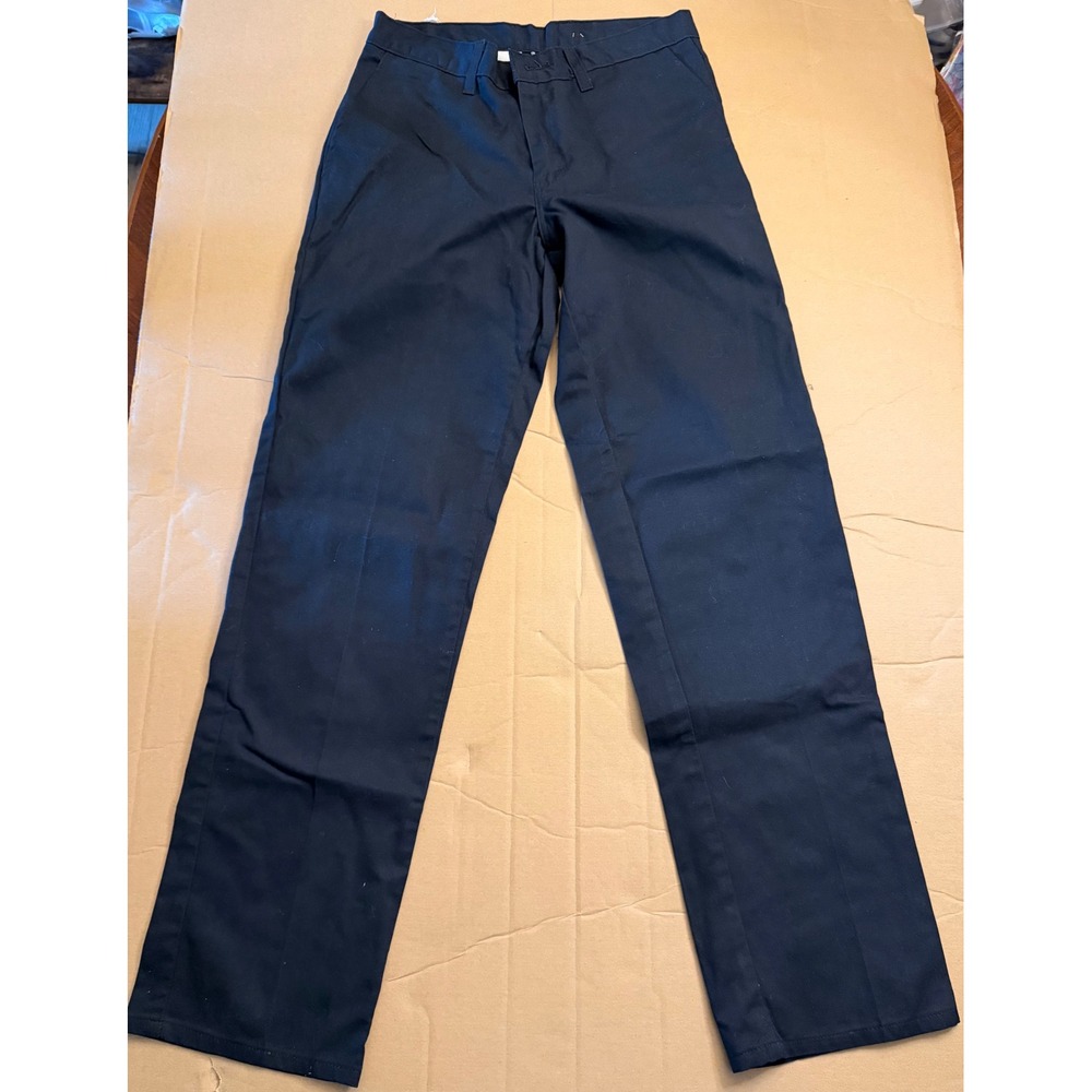 Dickies Genuine Mens Navy Blue Straight Leg Work Pants Twill Chinos 29x29.5